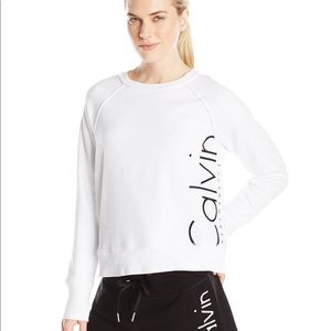 Calvin Klein Performance Logo Crop Sweatshirt